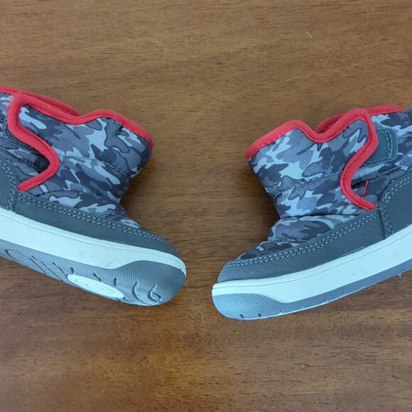 SURPRIZE by STRIDE RITE - Aster Boots Red GREY toddler/little kids size 4M NEW - Picture 8 of 8